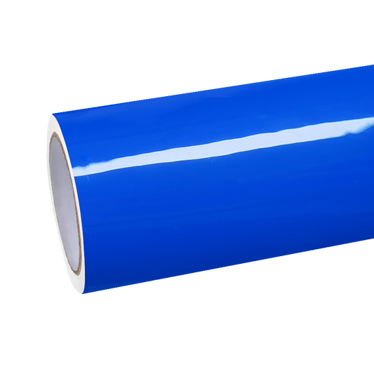 Gloss Royal Blue Car Vinyl Wrap PET