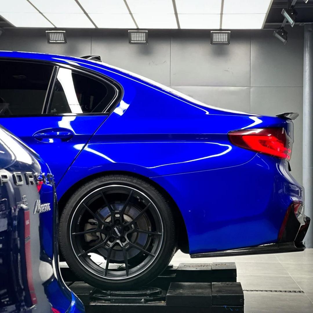 Gloss Royal Blue Car Vinyl Wrap PET product image 6 - Veloro gloss vinyl wrap
