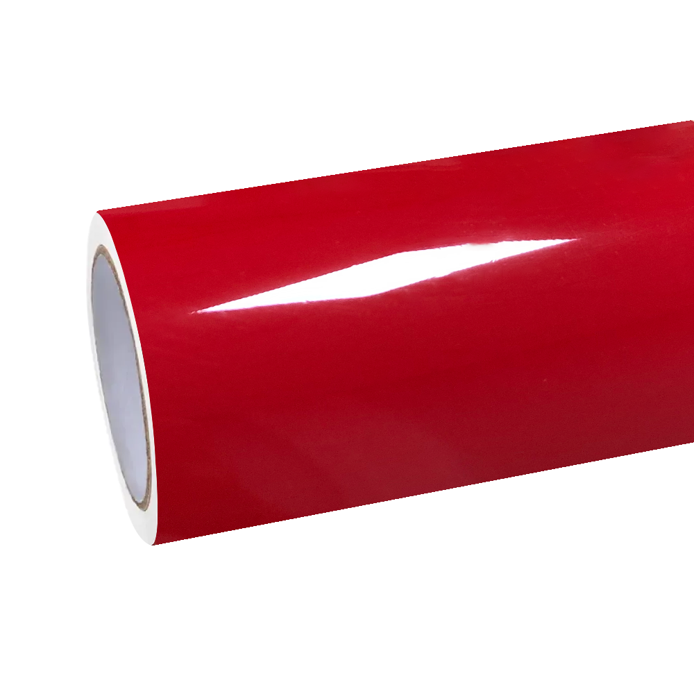 Glossy Crystal Porsche Carmine Red Car wrap
