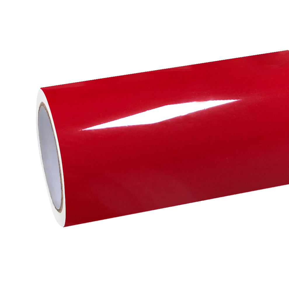 Glossy Crystal Porsche Carmine Red Car wrap