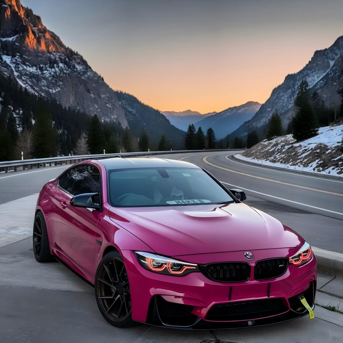 Gloss Ruby Star Car Vinyl Wrap PET product image 7 - Veloro gloss vinyl wrap