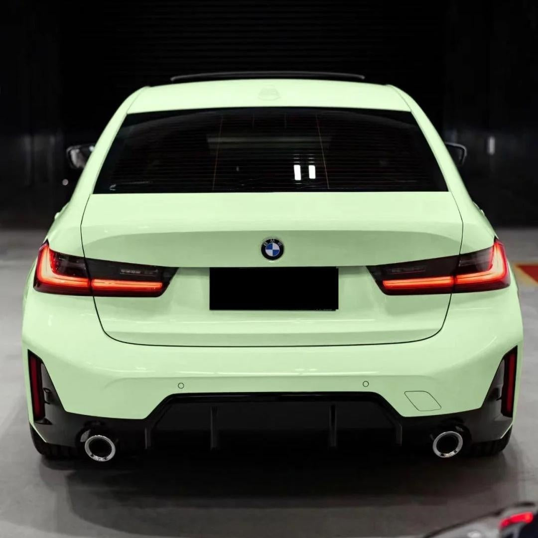 Gloss Sage Green Car Vinyl Wrap PET product image 3 - Veloro gloss vinyl wrap