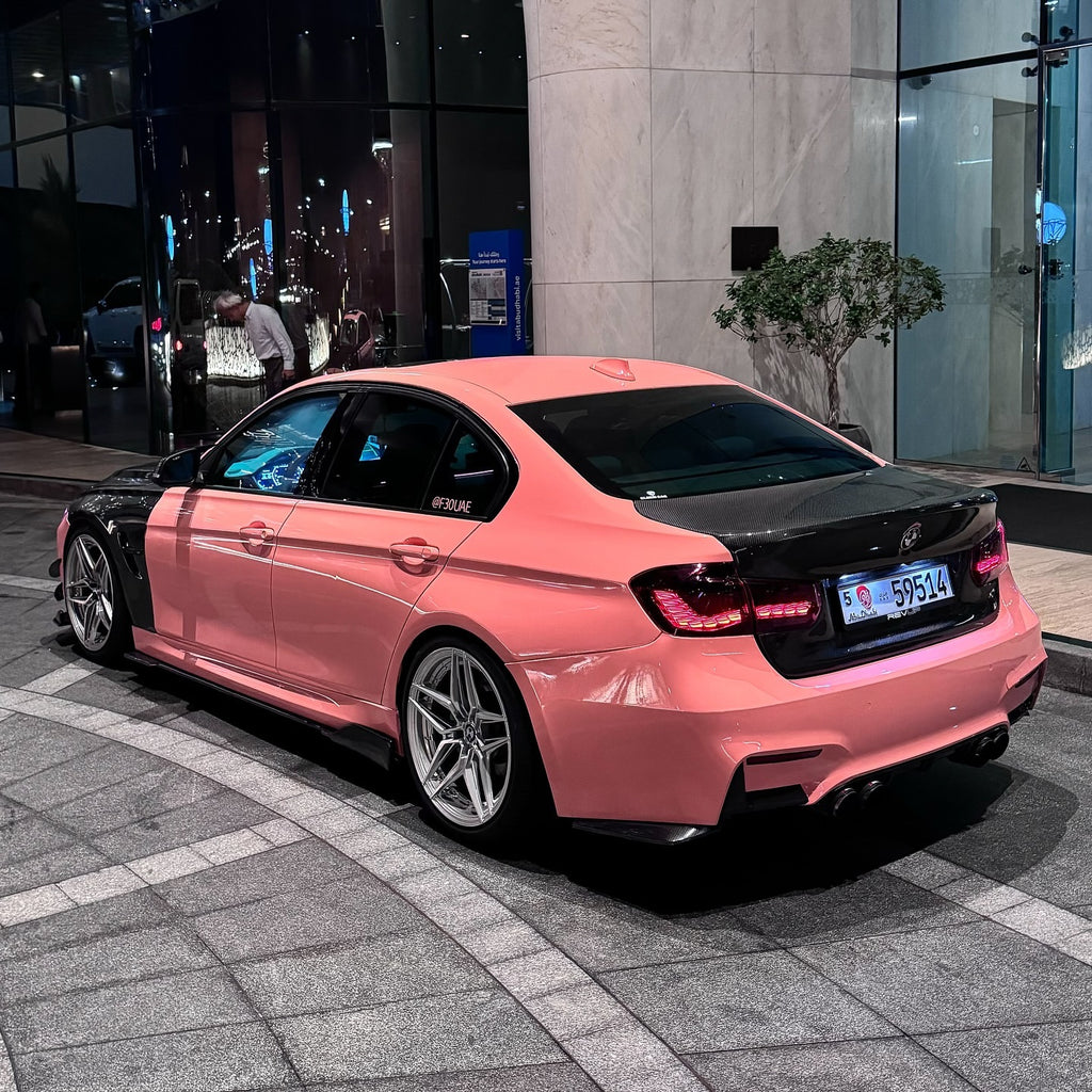 Gloss Salmon Pink Car Vinyl Wrap product image 5 - Veloro gloss vinyl wrap