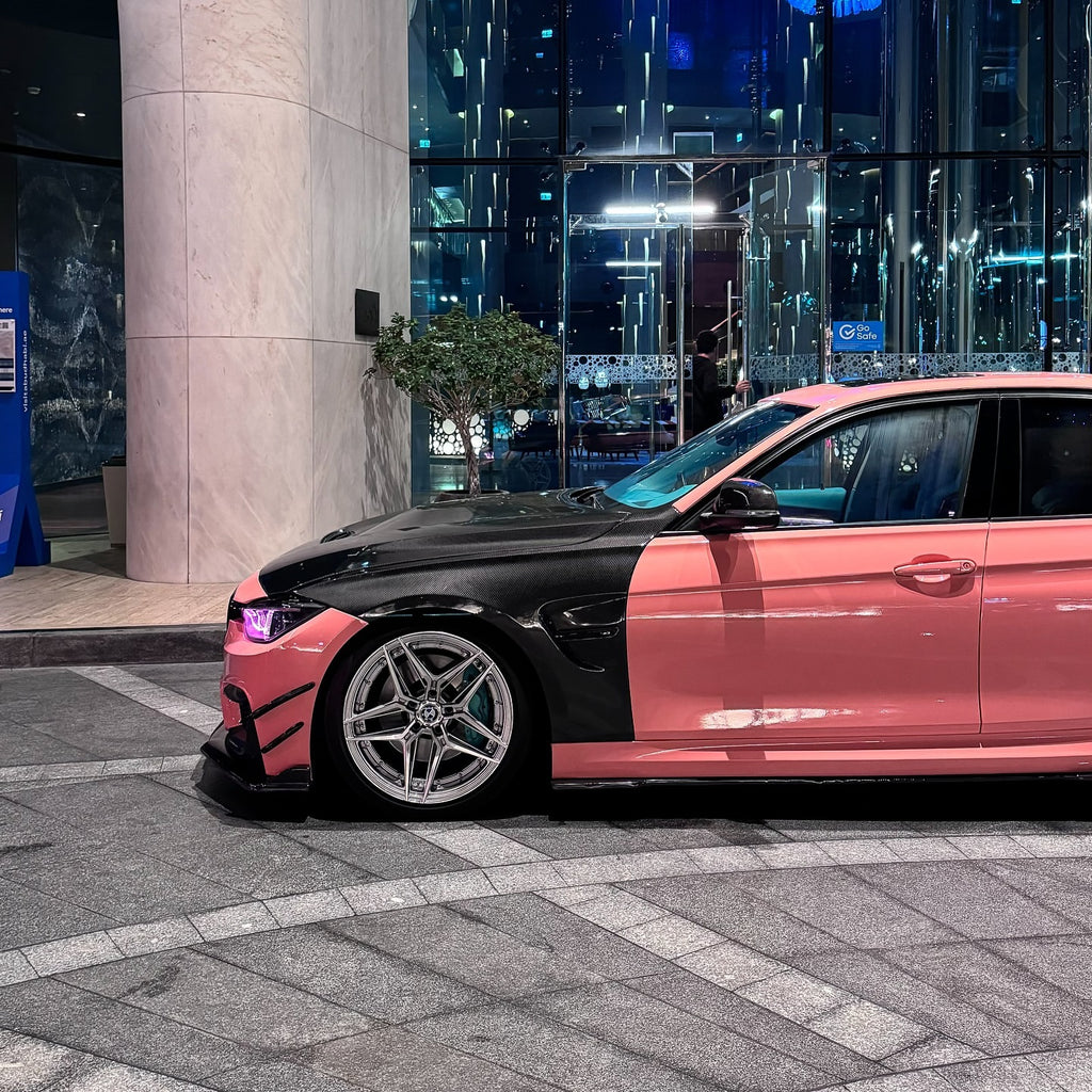 Gloss Salmon Pink Car Vinyl Wrap product image 7 - Veloro gloss vinyl wrap