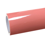 Gloss Salmon Pink Car Vinyl Wrap