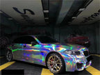 Gloss Holographic Chrome Laser Electroplated Silver Car Vinyl Wrap product image 9 - Veloro chrome vinyl wrap