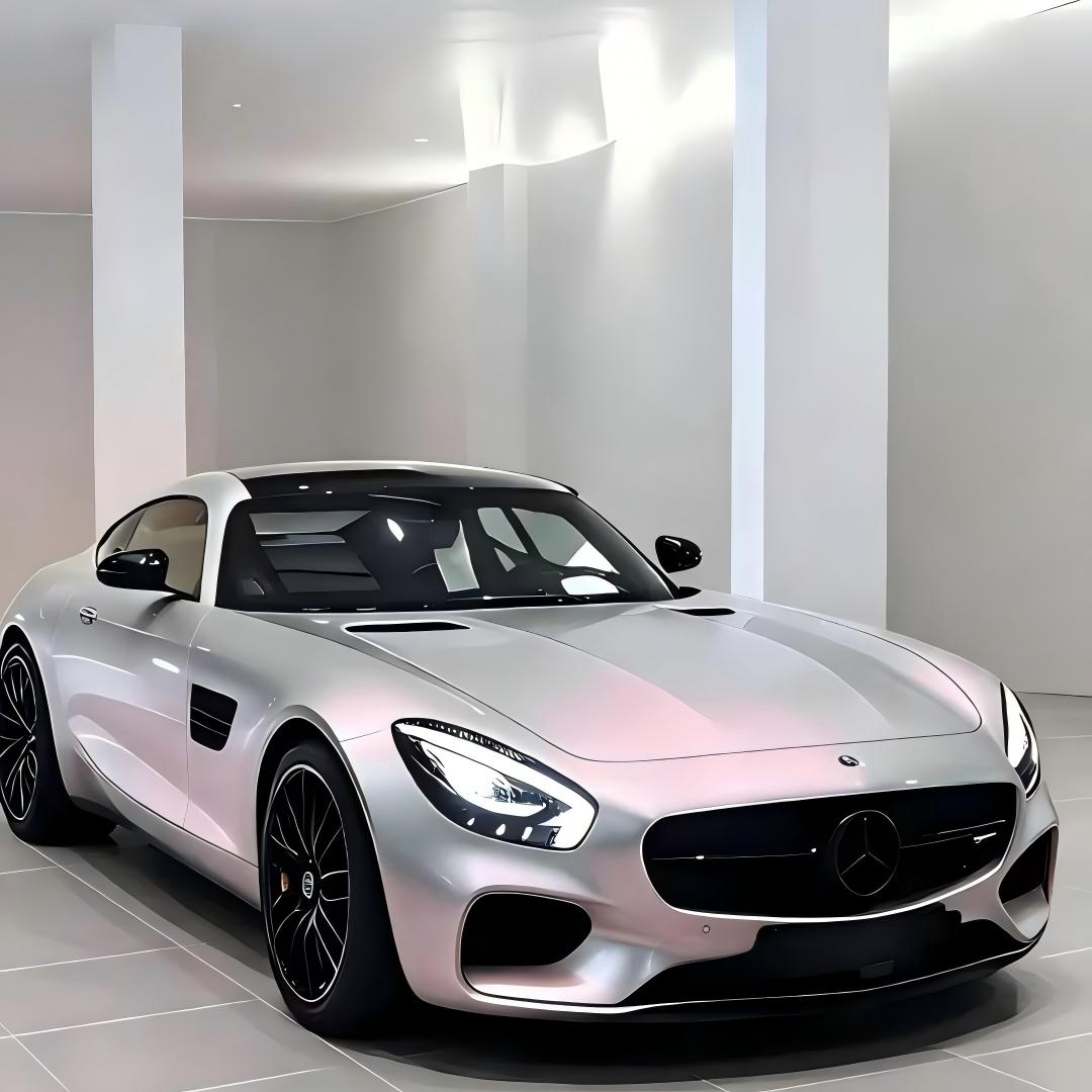 Ultra Gloss Metallic Chameleon Silver Sunset Pink Car Vinyl Wrap PET product image 7 - Veloro color shift vinyl wrap