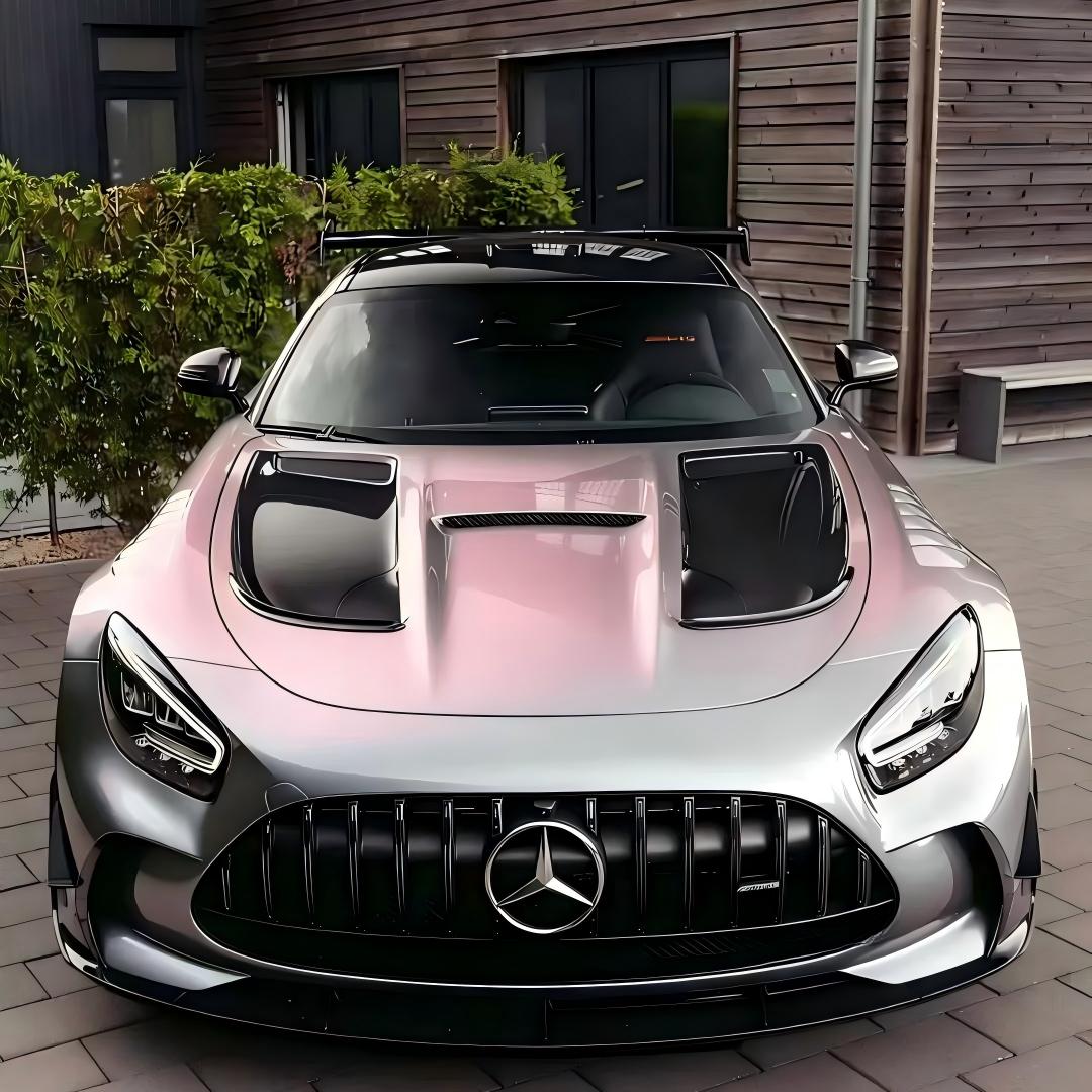 Ultra Gloss Metallic Chameleon Silver Sunset Pink Car Vinyl Wrap PET product image 4 - Veloro color shift vinyl wrap