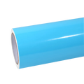 Gloss Light Sky Blue Car Vinyl Wrap PET