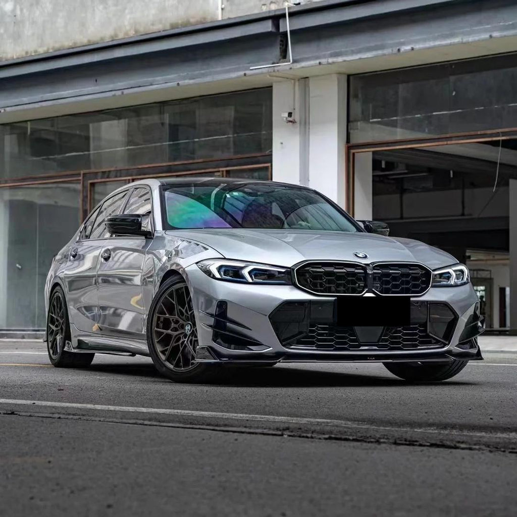 Gloss Skyscraper Grey Car Vinyl Wrap BMW PET product image 2 - Veloro gloss vinyl wrap