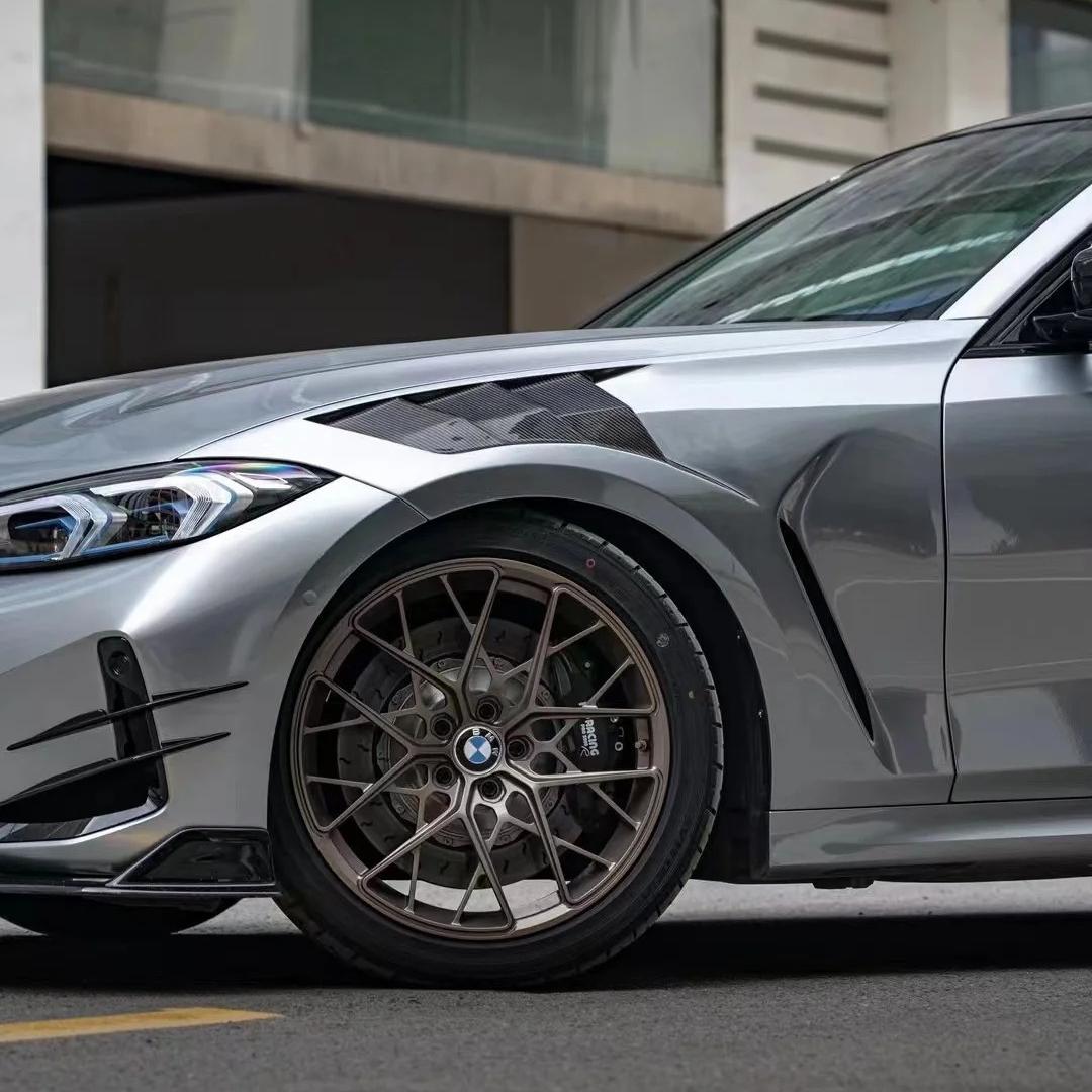 Gloss Skyscraper Grey Car Vinyl Wrap BMW PET product image 9 - Veloro gloss vinyl wrap