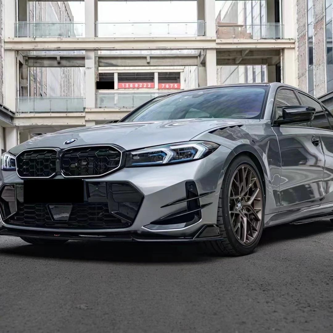 Gloss Skyscraper Grey Car Vinyl Wrap BMW PET product image 8 - Veloro gloss vinyl wrap