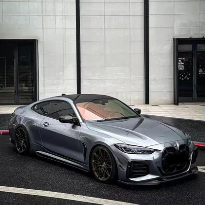 Gloss Skyscraper Grey Car Vinyl Wrap BMW PET product image 11 - Veloro gloss vinyl wrap