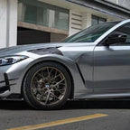 Gloss Skyscraper Grey Car Vinyl Wrap BMW PET product image 10 - Veloro gloss vinyl wrap