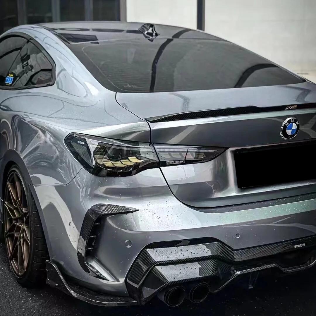 Gloss Skyscraper Grey Car Vinyl Wrap BMW PET product image 12 - Veloro gloss vinyl wrap