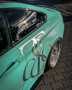 Gloss Sparkle Glitter Tiffany Blue Car Vinyl Wrap product image 8 - Veloro gloss vinyl wrap
