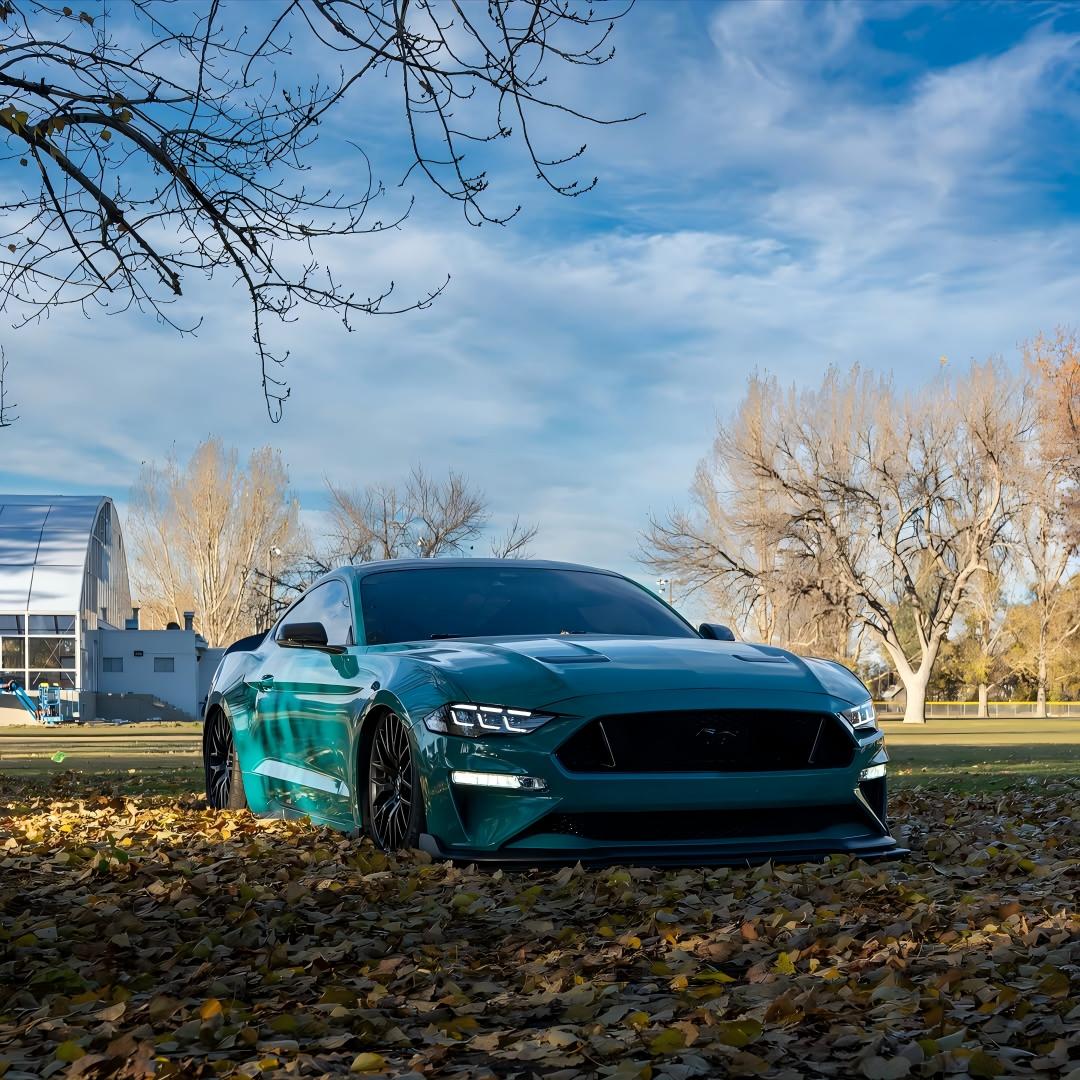 Gloss Storm Green Car Vinyl Wrap PET product image 9 - Veloro gloss vinyl wrap
