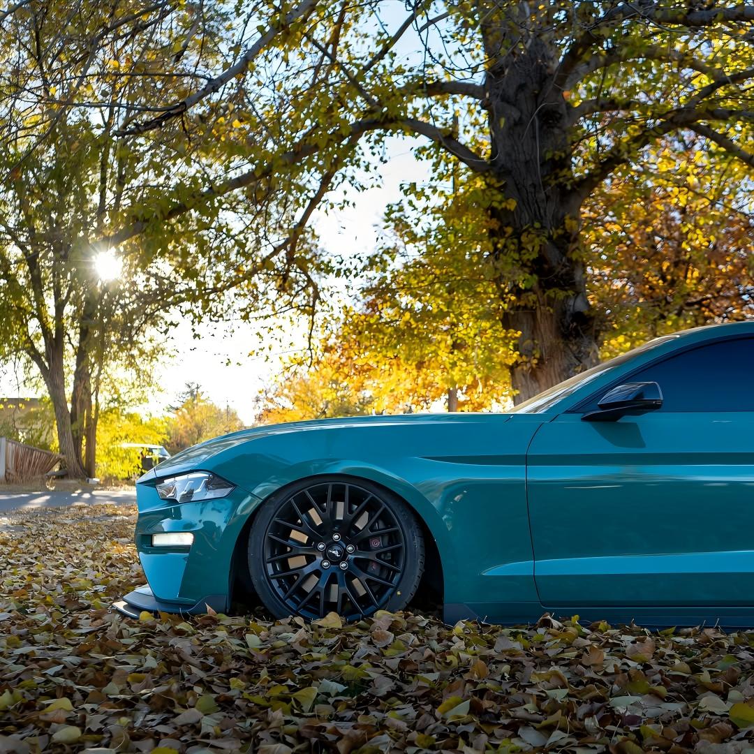 Gloss Storm Green Car Vinyl Wrap PET product image 12 - Veloro gloss vinyl wrap