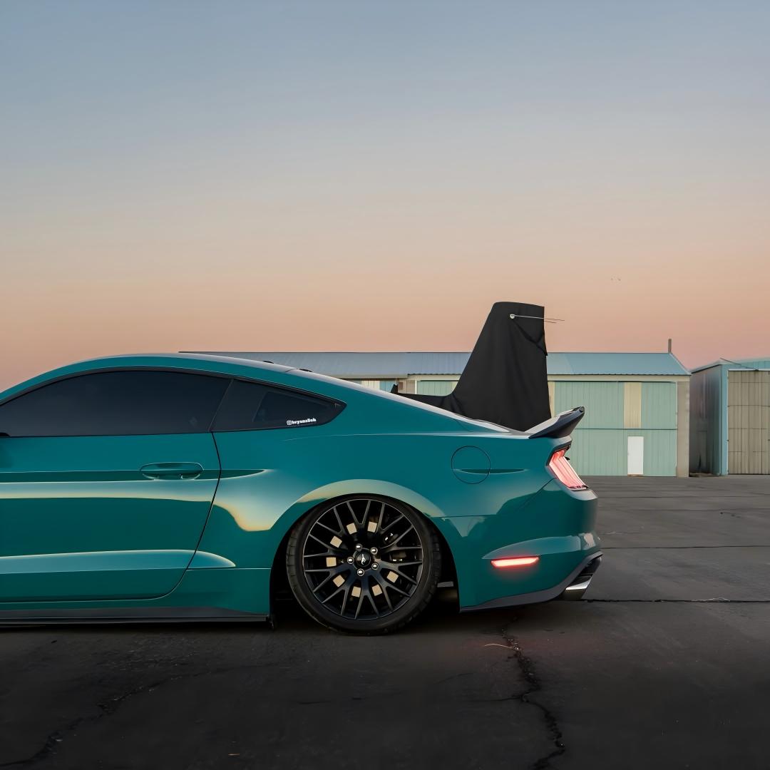 Gloss Storm Green Car Vinyl Wrap PET product image 5 - Veloro gloss vinyl wrap