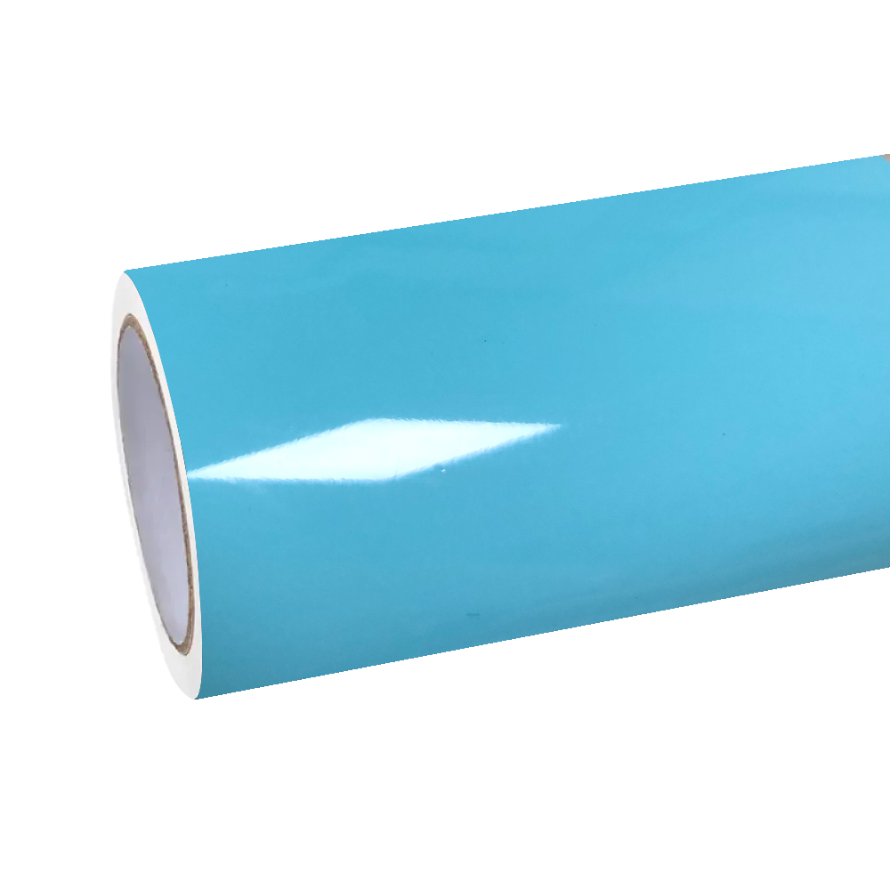 Gloss Tanager Blue Car Vinyl Wrap Audi PET product image 2 - Veloro gloss vinyl wrap