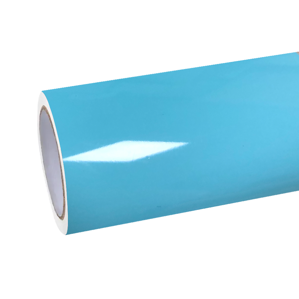 Gloss Tanager Blue Car Vinyl Wrap Audi PET product image 2 - Veloro gloss vinyl wrap