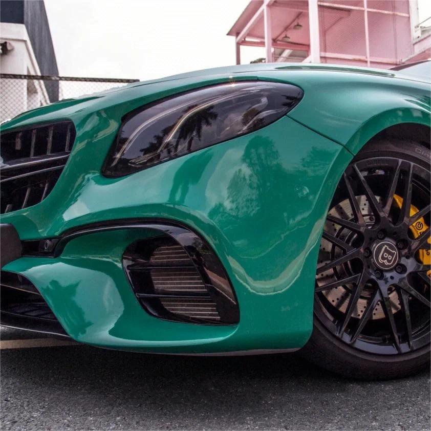 Gloss Vintage Green Car Vinyl Wrap product image 5 - Veloro gloss vinyl wrap