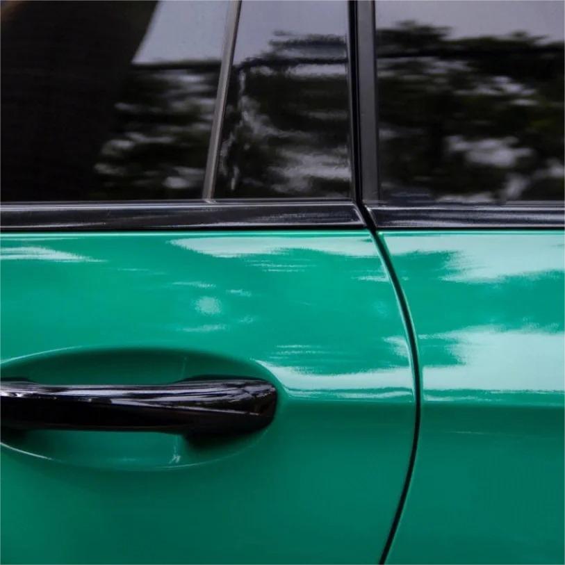 Gloss Vintage Green Car Vinyl Wrap product image 7 - Veloro gloss vinyl wrap