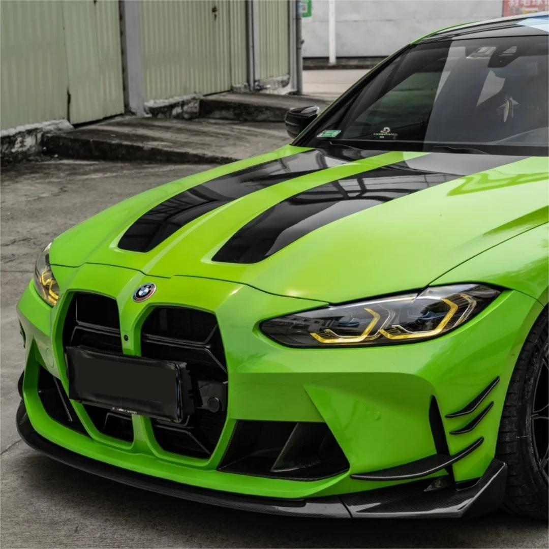 Gloss Viper Green Car Vinyl Wrap PET product image 4 - Veloro gloss vinyl wrap