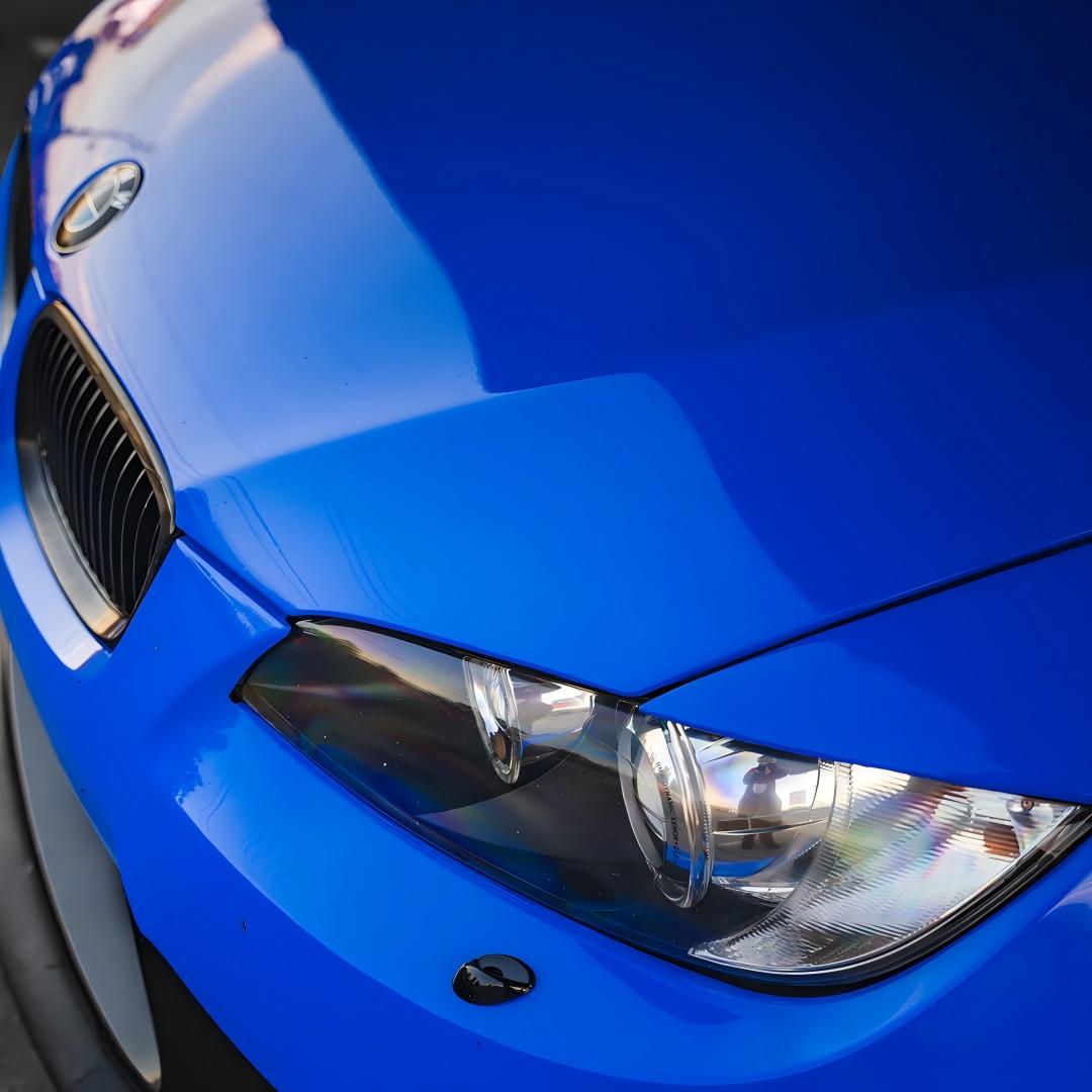 Gloss Voodoo Blue Car Vinyl Wrap PET product image 14 - Veloro gloss vinyl wrap