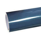 Gloss Yugali Blue Car Vinyl Wrap PET