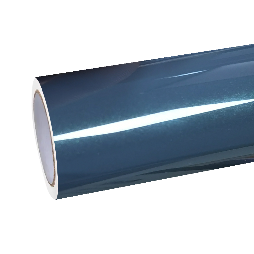 Gloss Yugali Blue Car Vinyl Wrap PET