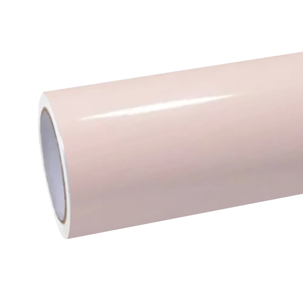 Gloss Metallic Macaron Peach Pink Car Vinyl Wrap product image 2 - Veloro metallic vinyl wrap