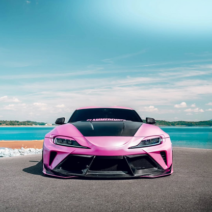 Glossy Metallic Shell Pink Car Vinyl Wrap PET product image 4 - Veloro metallic vinyl wrap