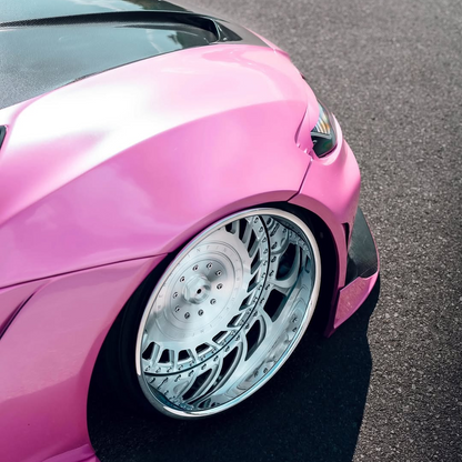 Glossy Metallic Shell Pink Car Vinyl Wrap PET product image 9 - Veloro metallic vinyl wrap