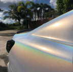 Gloss Metallic Rainbow Laser White Car Vinyl Wrap product image 5 - Veloro metallic vinyl wrap