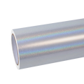 Gloss Metallic Rainbow Laser White Car Vinyl Wrap product image 2 - Veloro metallic vinyl wrap