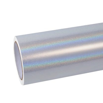Gloss Metallic Rainbow Laser White Car Vinyl Wrap product image 2 - Veloro metallic vinyl wrap