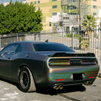 Matte Metallic Rainbow Laser Grey Car Vinyl Wrap product image 4 - Veloro matte vinyl wrap