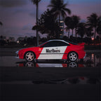 Marlboro Racing Car wrap Custom Design - White, Red and Black Car Wrap (Bundle) product image 3 - Veloro automotive