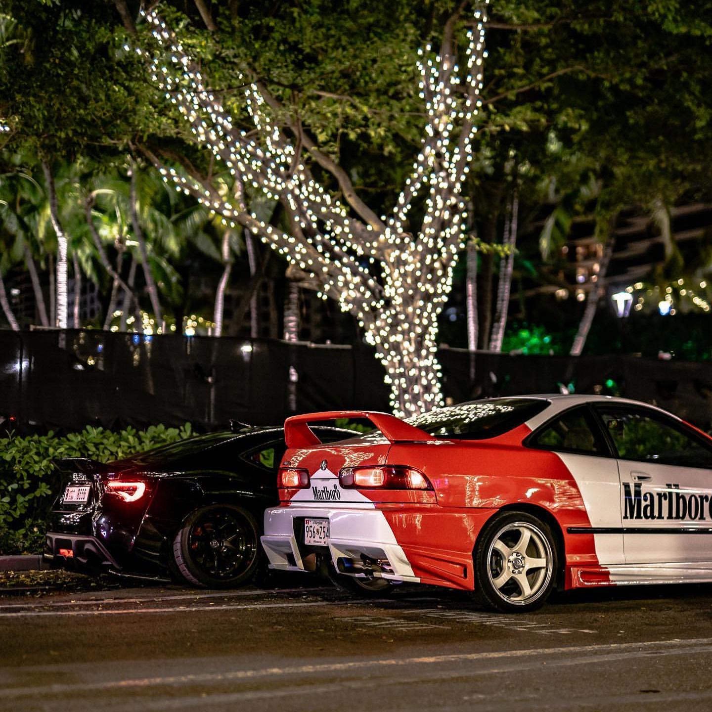 Marlboro Racing Car wrap Custom Design - White, Red and Black Car Wrap (Bundle) product image 6 - Veloro automotive