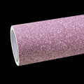 Matte Diamond Glitter Pink Car Vinyl Wrap