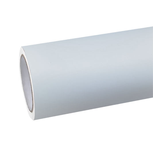 Matte Ultimate Flat Bluish White Car Vinyl Wrap
