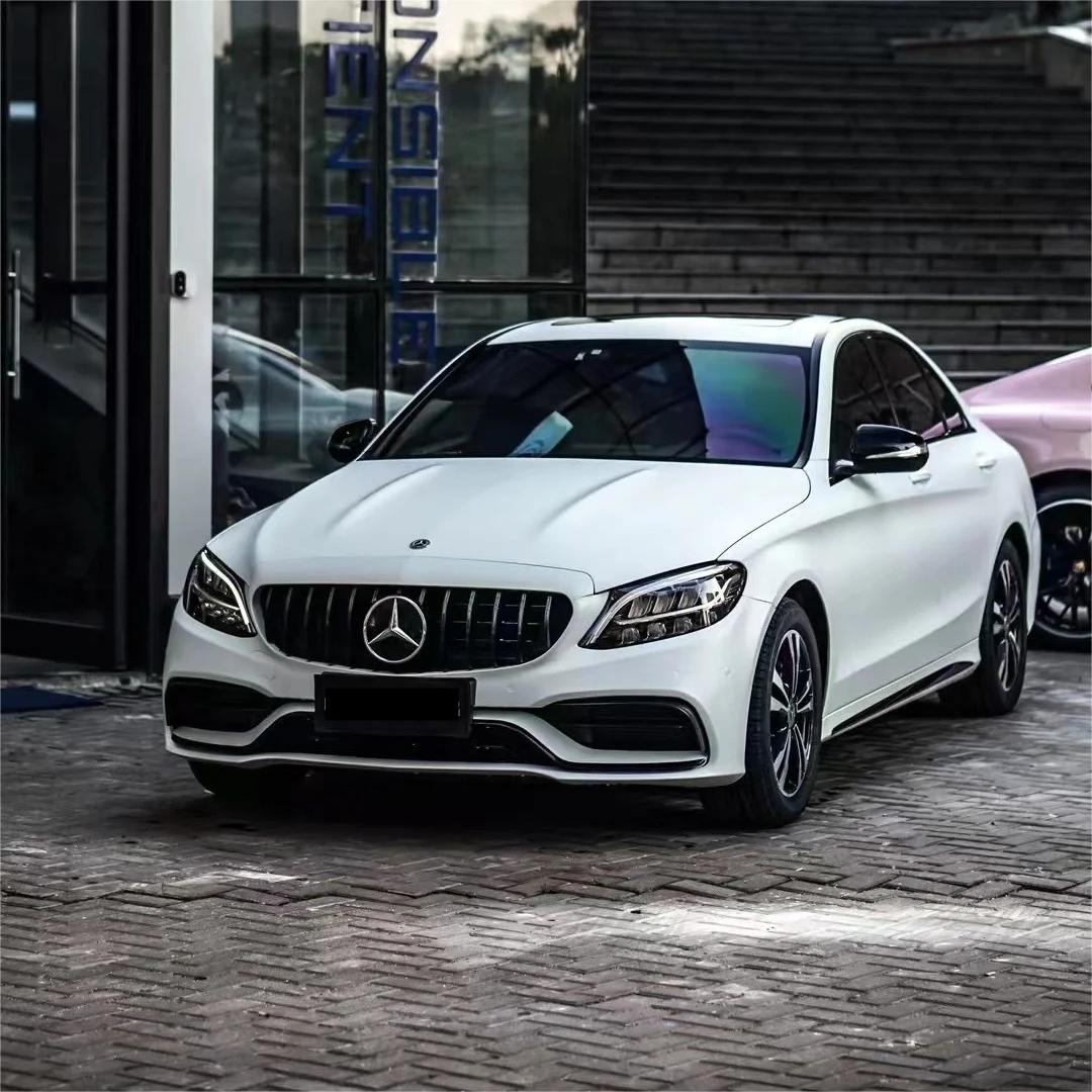 Matte Ultimate Flat Bluish White Car Vinyl Wrap product image 7 - Veloro matte vinyl wrap