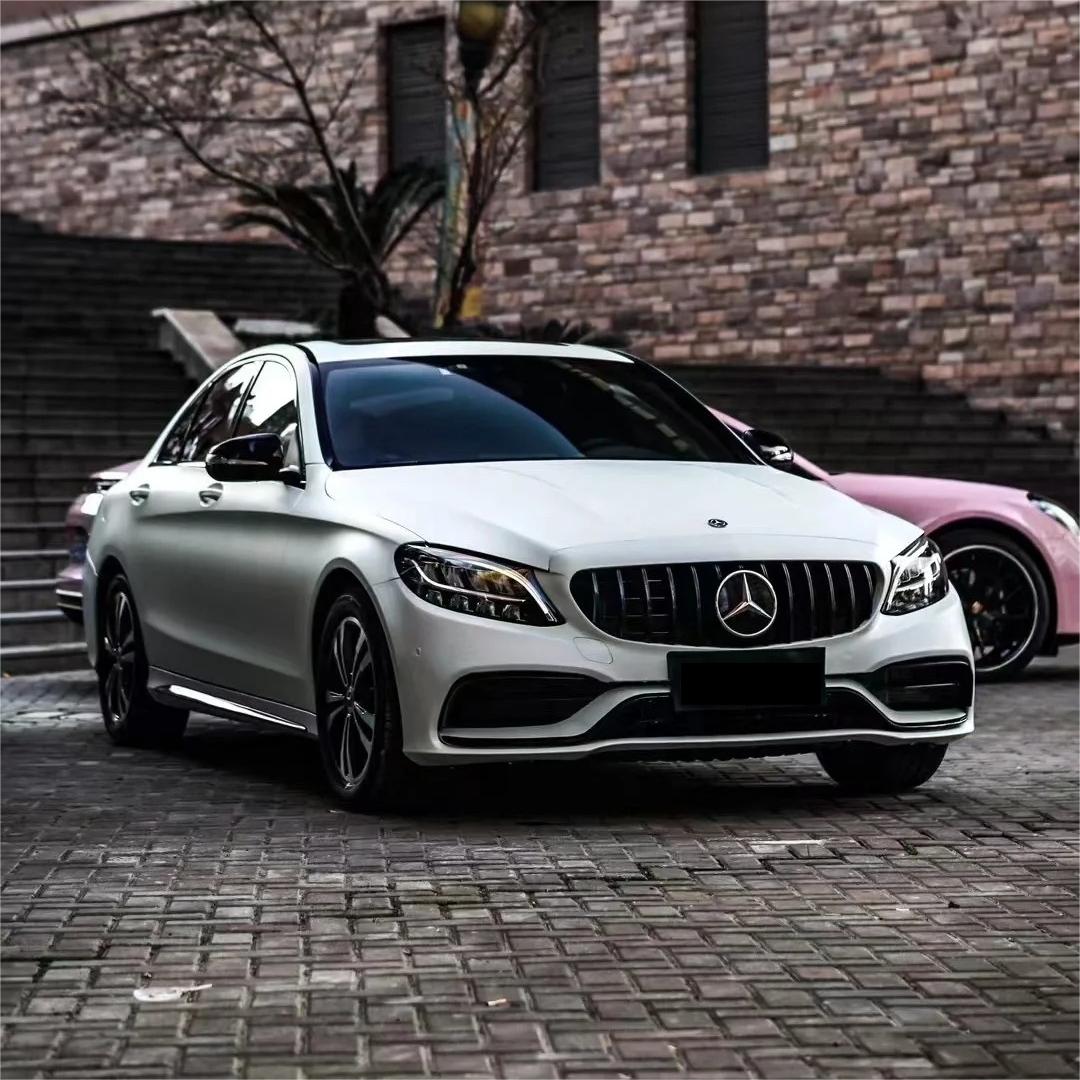 Matte Ultimate Flat Bluish White Car Vinyl Wrap product image 8 - Veloro matte vinyl wrap