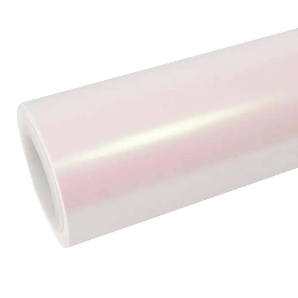Matte Metallic Chameleon Aurora White Car Vinyl Wrap