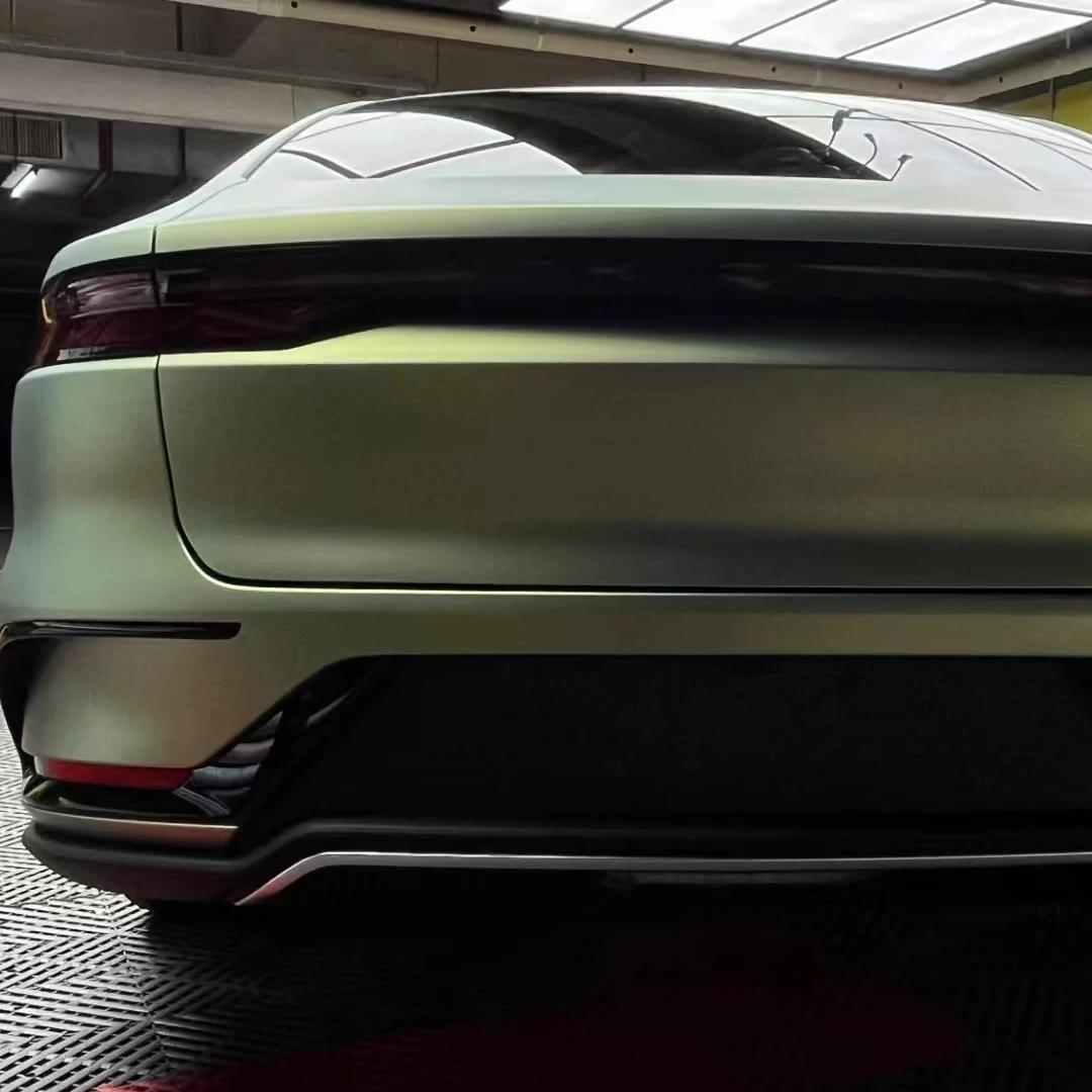 Matte Bamboo Green Car Vinyl Wrap product image 11 - Veloro matte vinyl wrap