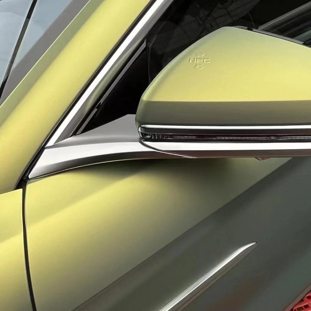 Matte Bamboo Green Car Vinyl Wrap product image 13 - Veloro matte vinyl wrap