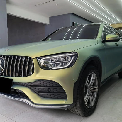 Matte Bamboo Green Car Vinyl Wrap product image 2 - Veloro matte vinyl wrap