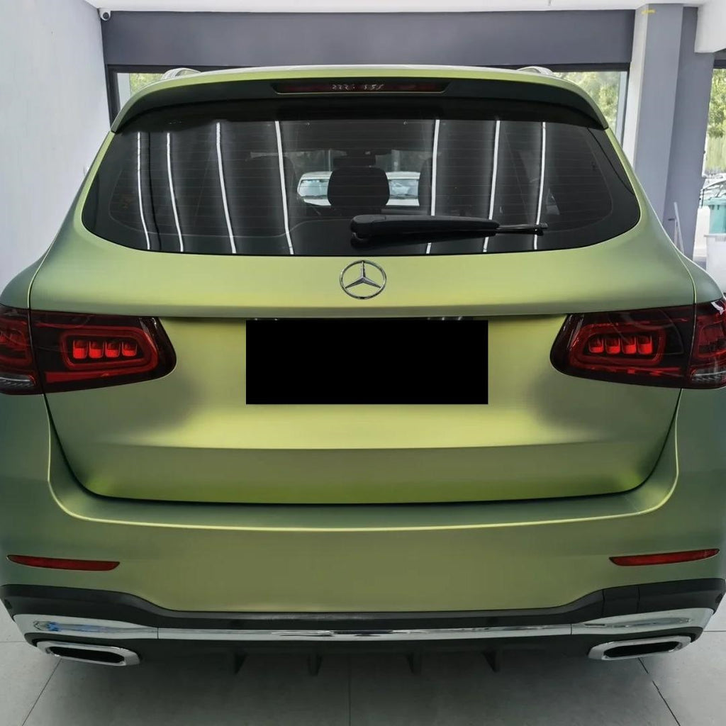 Matte Bamboo Green Car Vinyl Wrap product image 7 - Veloro matte vinyl wrap