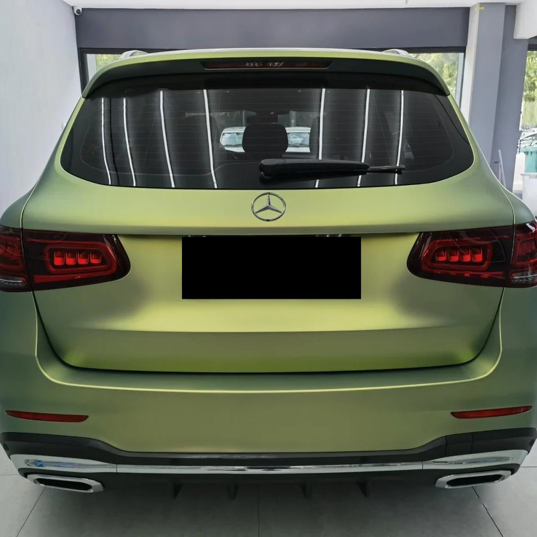 Matte Bamboo Green Car Vinyl Wrap product image 7 - Veloro matte vinyl wrap